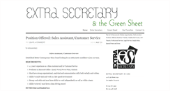 Desktop Screenshot of extrasecretary.com